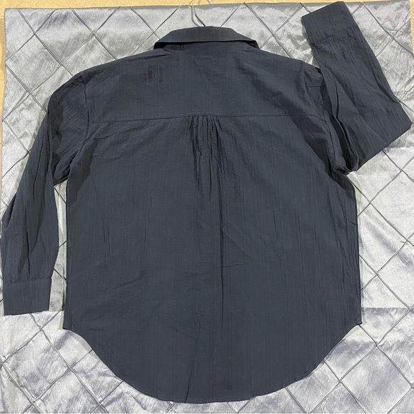 3X Time & True Black Button Down Shirt - Picture 6 of 6